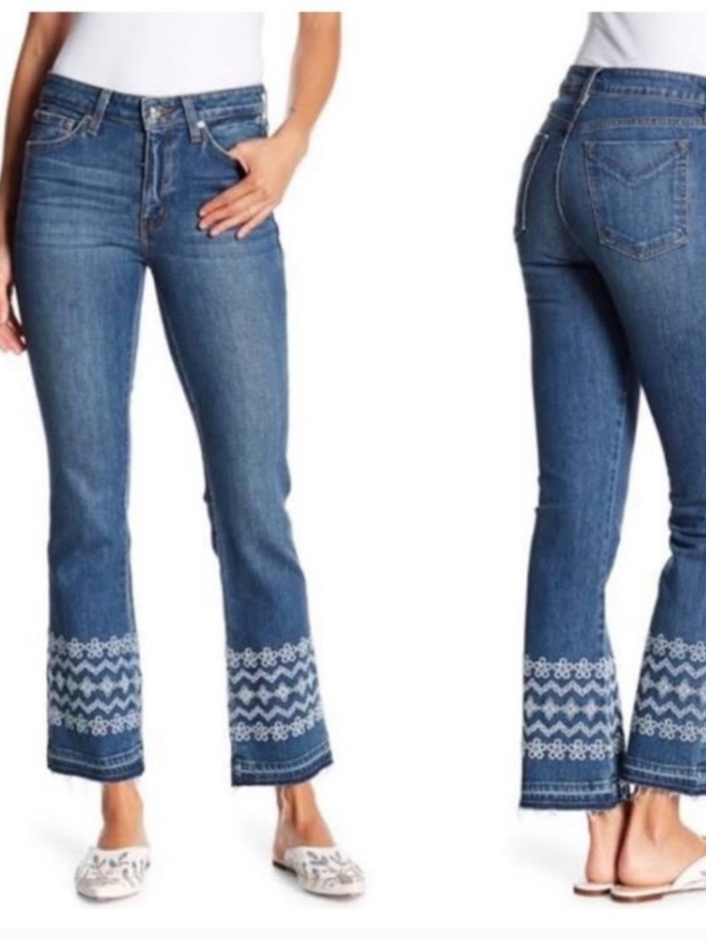 Derek Lam Jane Flip Flop Flair Jeans Size 29